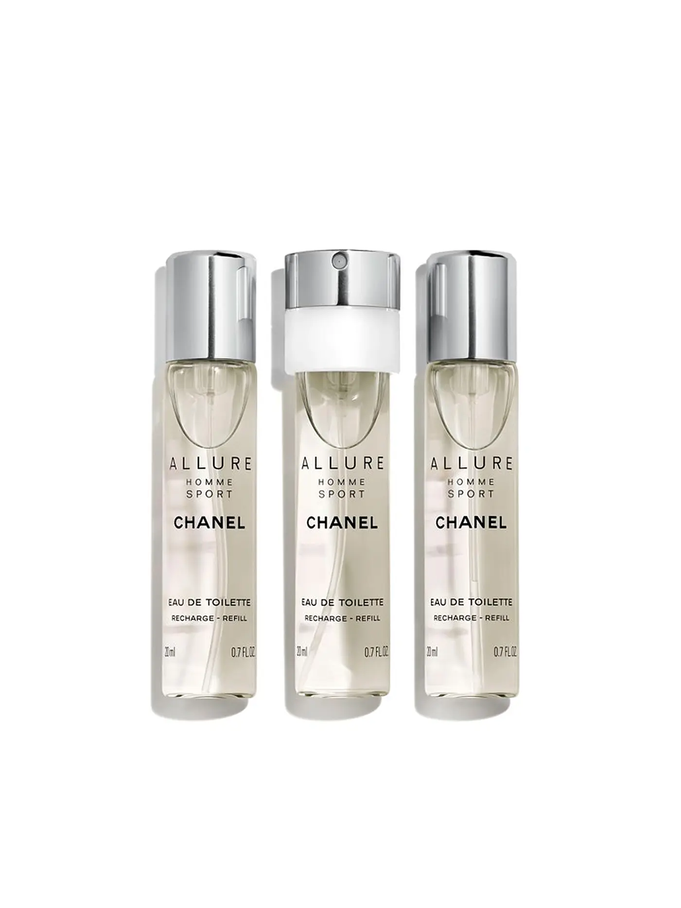 CHANEL |  EAU DE TOILETTE NACHFÜLLBARES TWIST AND SPRAY 3X20ML NACHFÜLLUNG | 